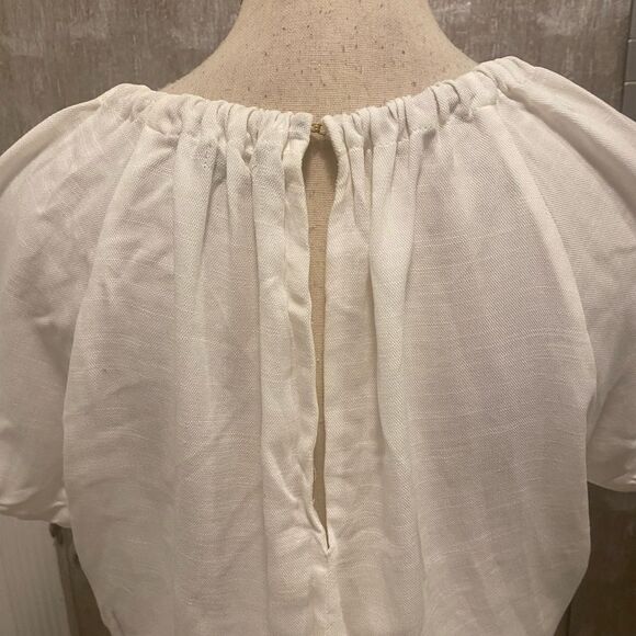 Vix Paula Hermanny white Lind both side split dress, size 2 - Picture 8 of 13